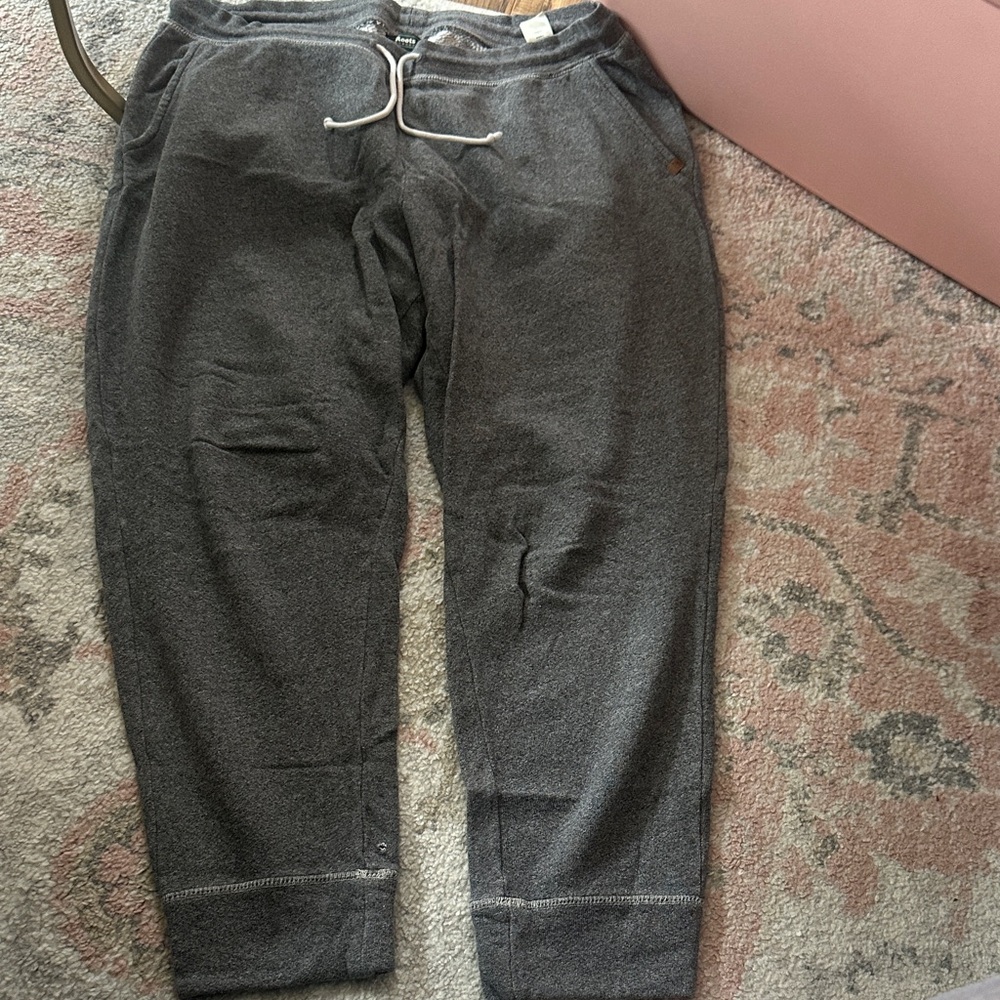 Roots Gray Drawstring Sweatpants